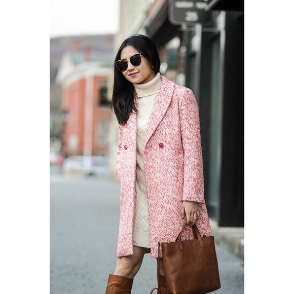 J. Crew Daphne Topcoat in Italian Tweed Wool Blend Size 6 - Picture 2 of 16